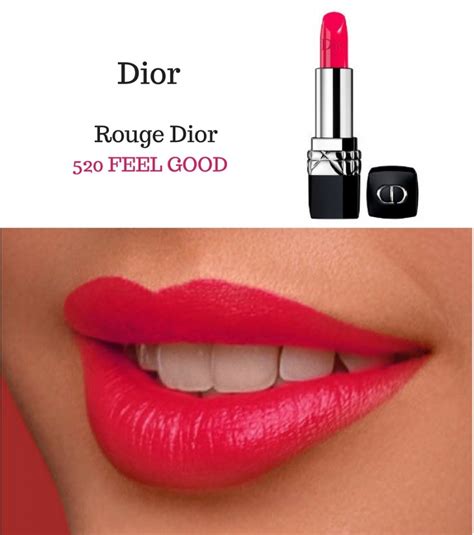 rouge dior 520 feel good|dior lipstick color.